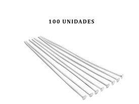 Alfileres de Acero Con Tope 4cm